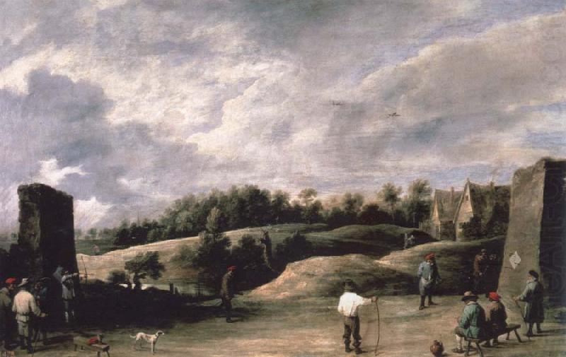 the archery contest, David Teniers